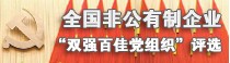 全国非公有制企业"双强百佳党组织"评选